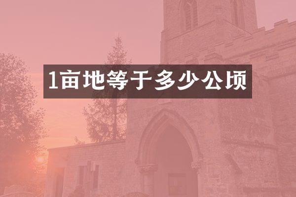 1亩地等于多少公顷