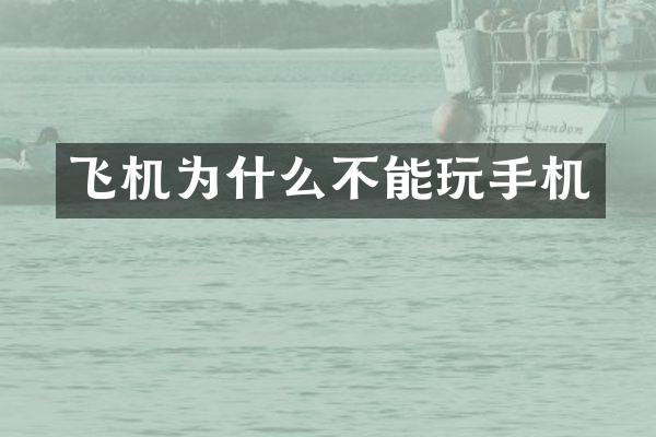 飞机为什么不能玩手机