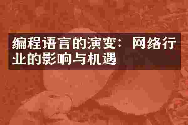 编程语言的演变：网络行业的影响与机遇