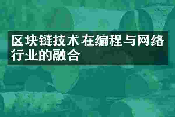 区块链技术在编程与网络行业的融合