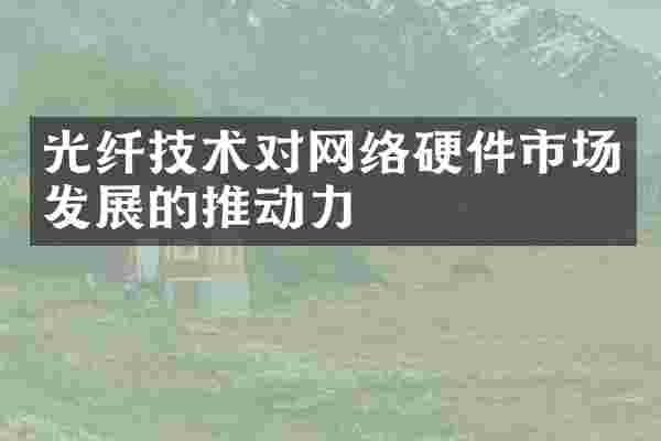 光纤技术对网络硬件市场发展的推动力