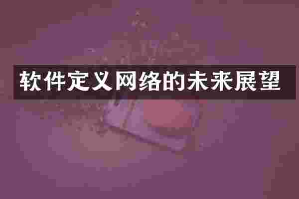 软件定义网络的未来展望